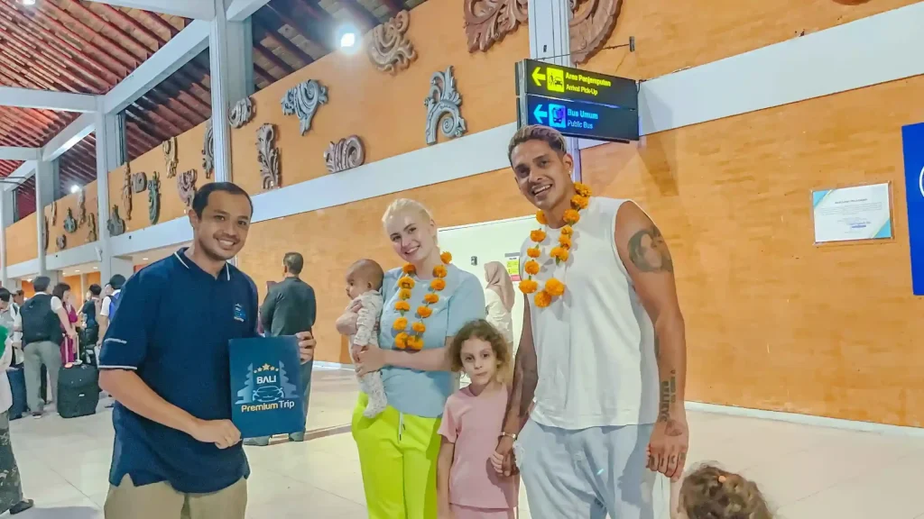 Guests being welcomed on arrival in Indonesia with a clearance and greeting service
